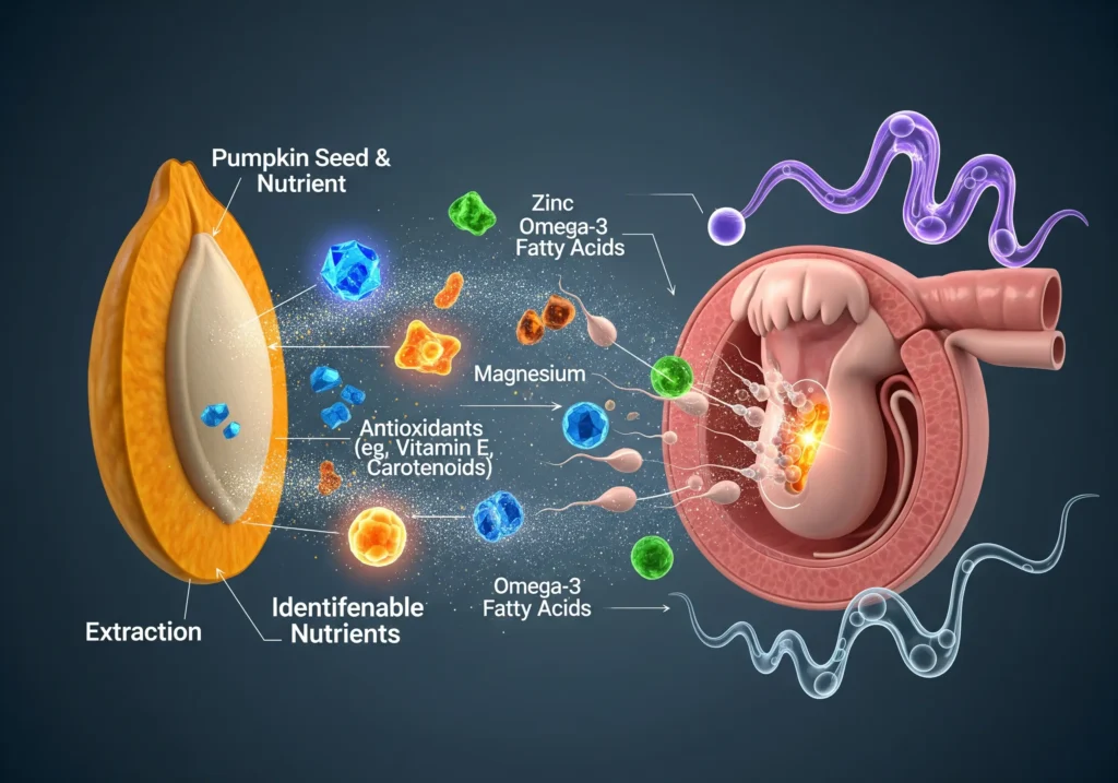 The Fertility Superfood You're Missing" - Pumpkin seeds center