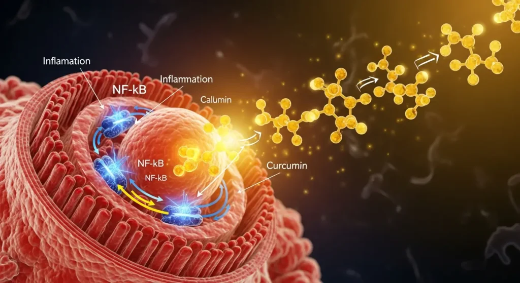 Curcumin: The Golden Anti-Inflammatory - Molecular Mechanism Visualization