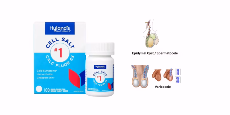 Calcarea Fluorica 6X for Varicocele and Testicular Cyst